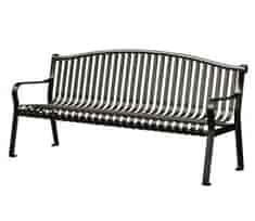 Northgate Bench with Arched Back