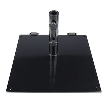 Square Steel Umbrella Base with Wheels
