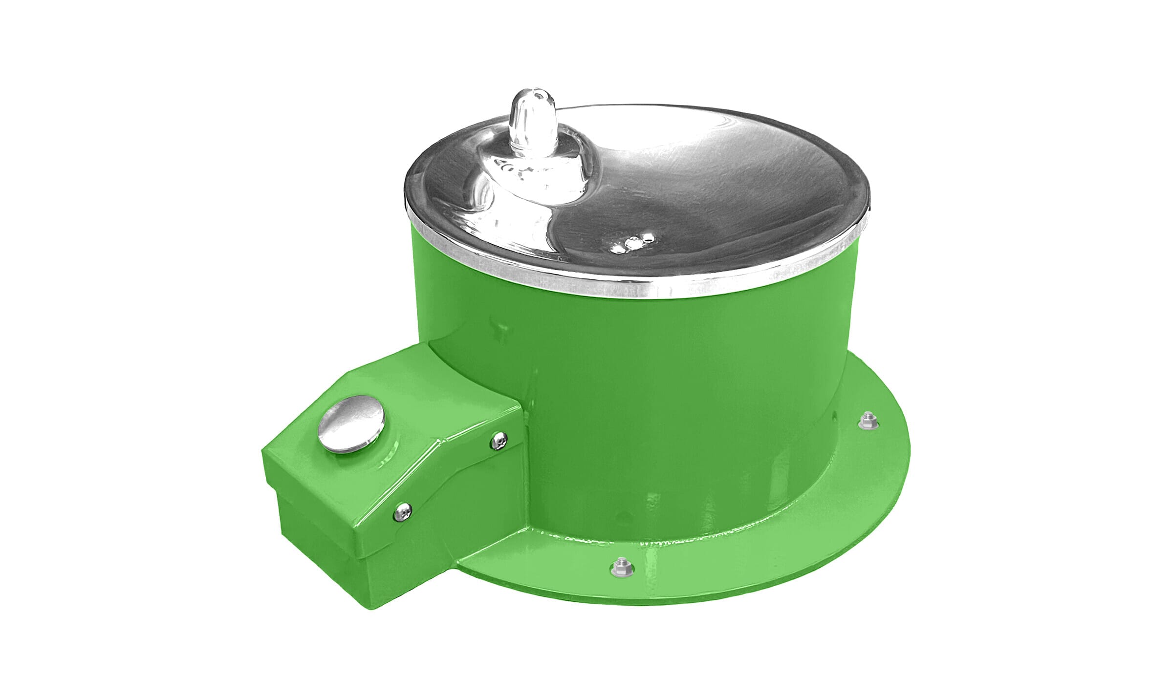 Outdoor Pet Bowl/ Yellow Green 05WB2020YG Stainless Steel Outdoor