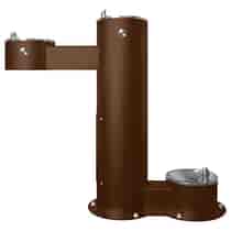 Outdoor Drinking Fountains with ADA Drinking Fountain & Pet Bowl
