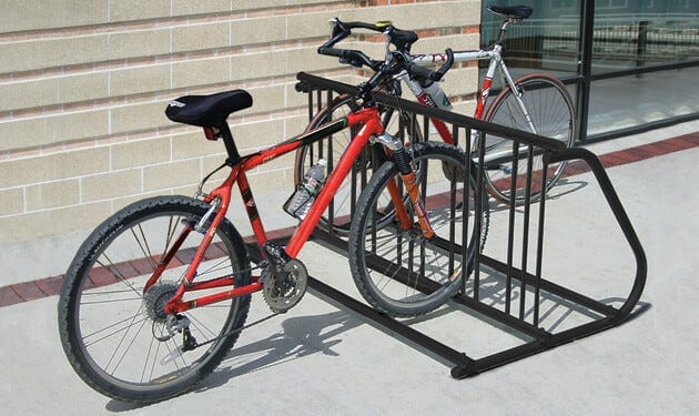 Traditional Powder Coated Bike Racks