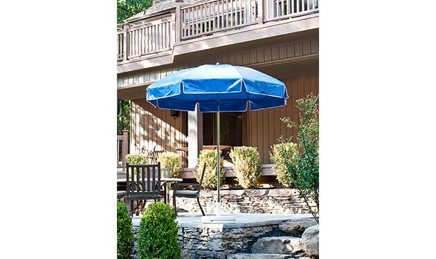 7 versus 11 foot patio umbrella Origin 21 11-ft Aluminum Gray Auto-tilt Market Patio Umbrella  UA38338ZTT3-LS at Lowes.com