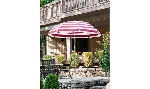 are any patio umbrellas made in usa PURPLE LEAF 10ft Durable Outdoor Umbrella, UV Umbrella, Grey, Garden Sun Umbrella friendly valance style umbrellas provide years of shaded comfort to backyards and pool decks. Printed Market Umbrellas Umbrella Frame
