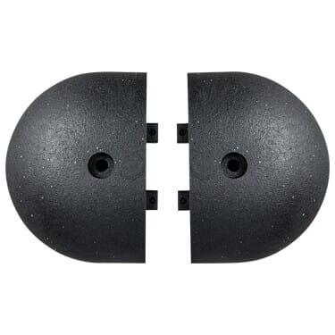 Standard Recycled Rubber Speed Bump End Caps