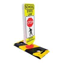 Pedestrian Crosswalk System: School State Law - Stop