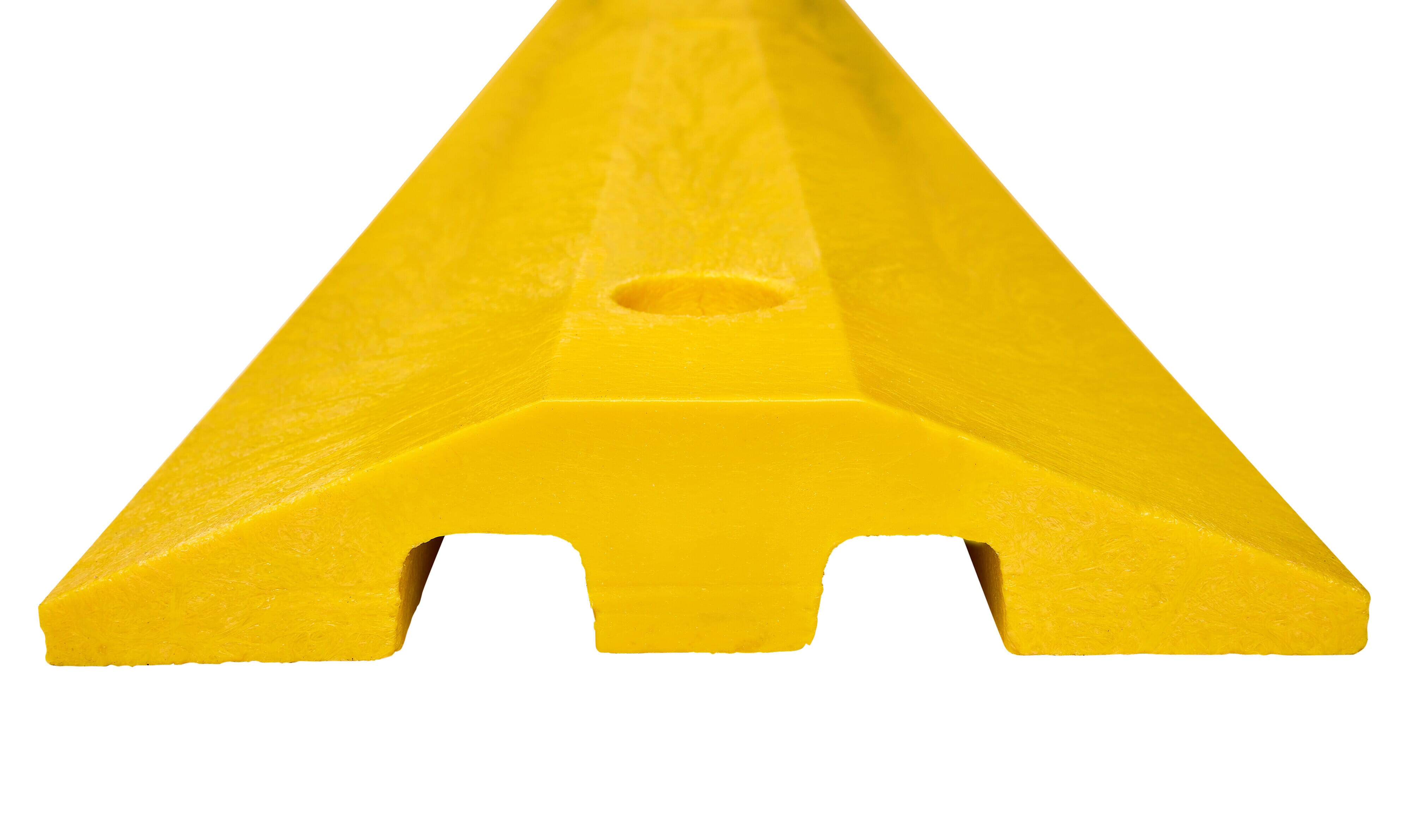Safety-Yellow Recycled Plastic Speed Bumps - - Speed Bumps