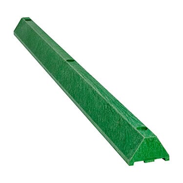 Recycled Plastic Glue-Down Wheel Stops