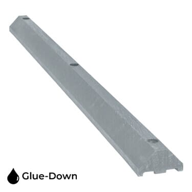 Mighty-Mite 3" Low Profile Glue Down Wheel Stop