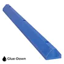 Glue-Down Premium Rubber Wheel Stops
