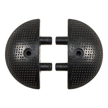 End Cap - Safety-Striped Speed Bump