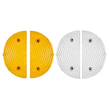 Premium Recycled Rubber Speed Bump, End Caps