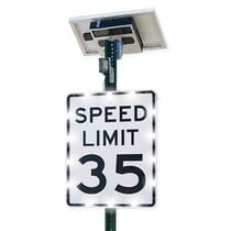Radar Flashing Speed Sign
