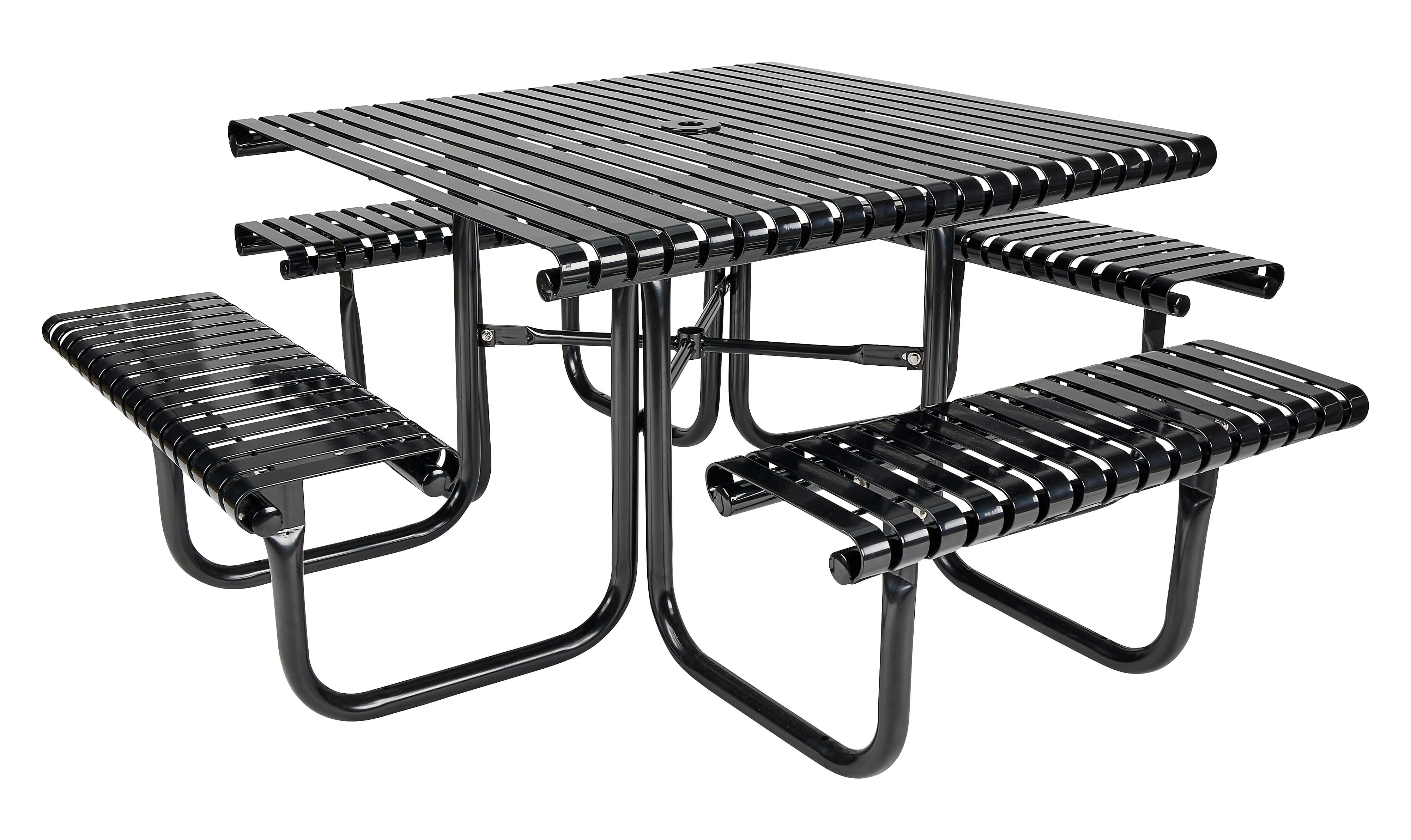 Cassidy™ Square Portable Picnic Table 07CL2919 - Steel Square