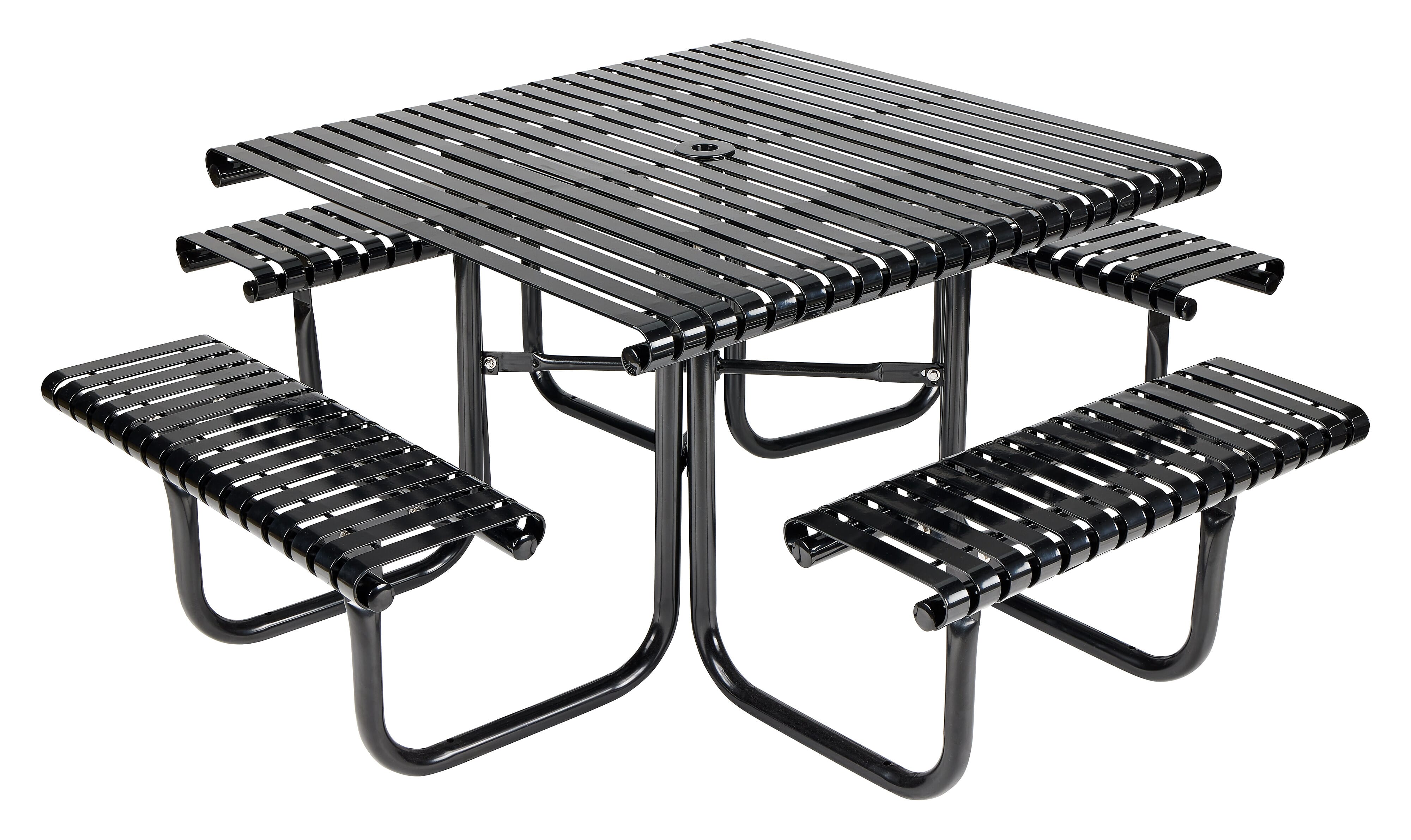 Cassidy™ Square Portable Picnic Table 07CL2919 - Steel Square