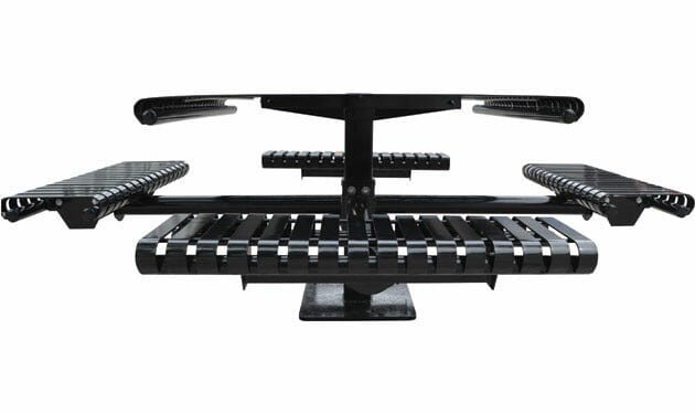 Cassidy™ Pedestal Picnic Table 07CL2921 - Steel Square Pedestal