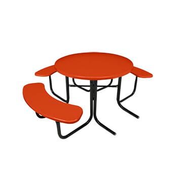 Fiberglass Round Wheelchair Accessible Picnic Tables