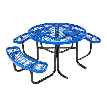 SuperSaver™ Commercial Round Wheelchair Accessible Picnic Table