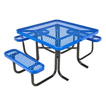 SuperSaver™ Commercial Square Wheelchair Accessible Picnic Table