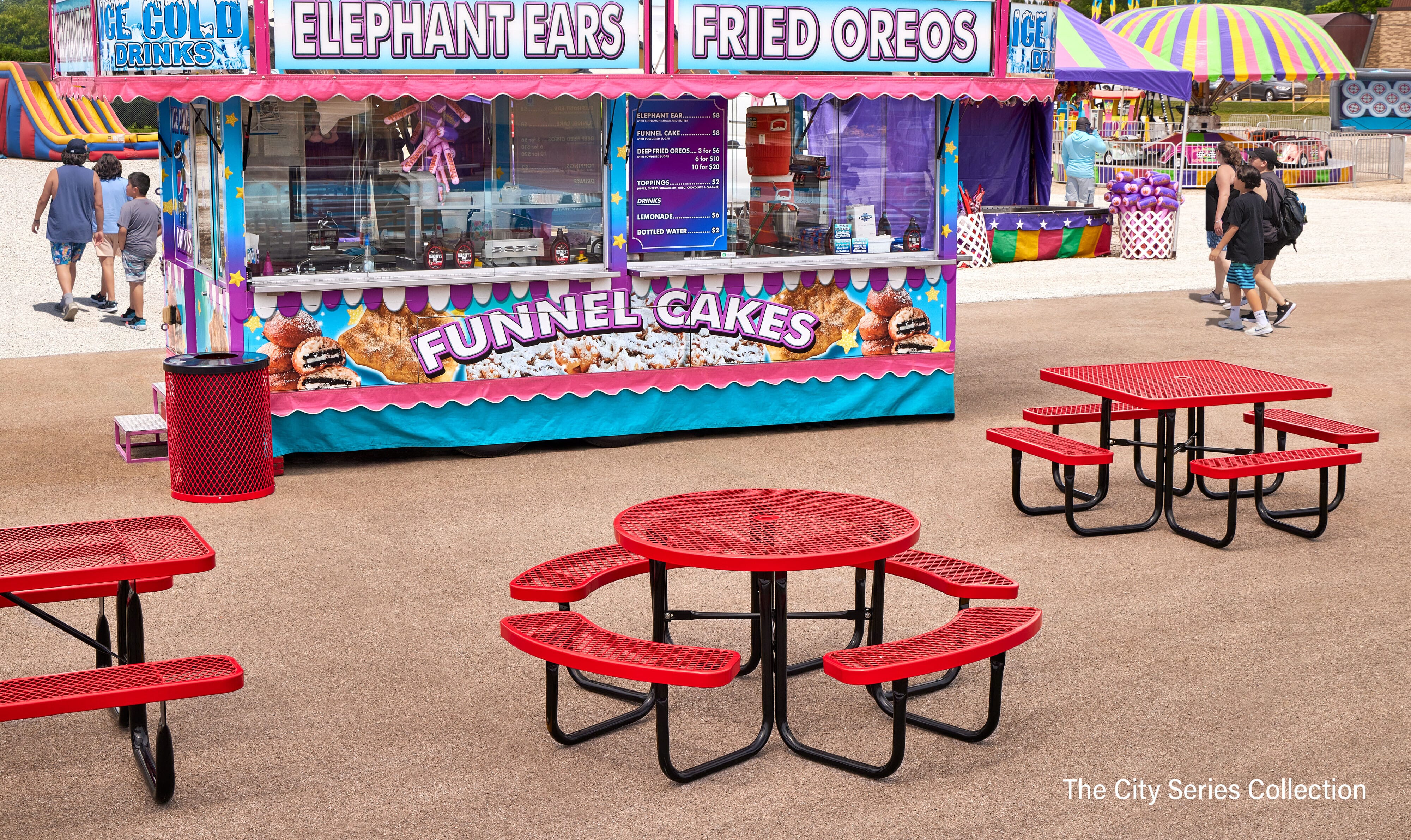 The City™ Series Rectangular Picnic Tables TPT-104
