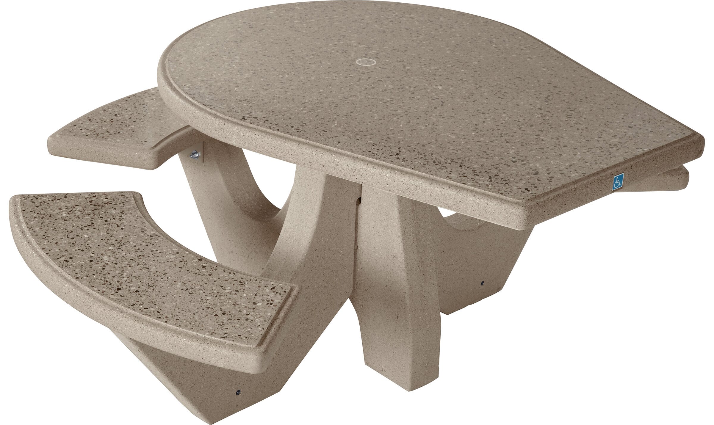 Solid deals concrete table