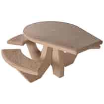 Round ADA Concrete Tables