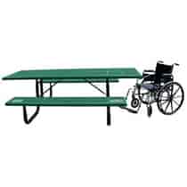 Comfort™ Series Wheelchair Accessible Rectangular Picnic Tables