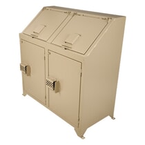 Bear-Proof Trash Receptacle, Double