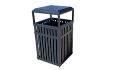BarcoMaid™ Steel Slat 35 Gallon Receptacle