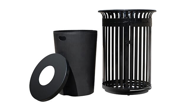 Cassidy-Plus 45 Gallon Receptacles with Side Door WR-136 - - Barco