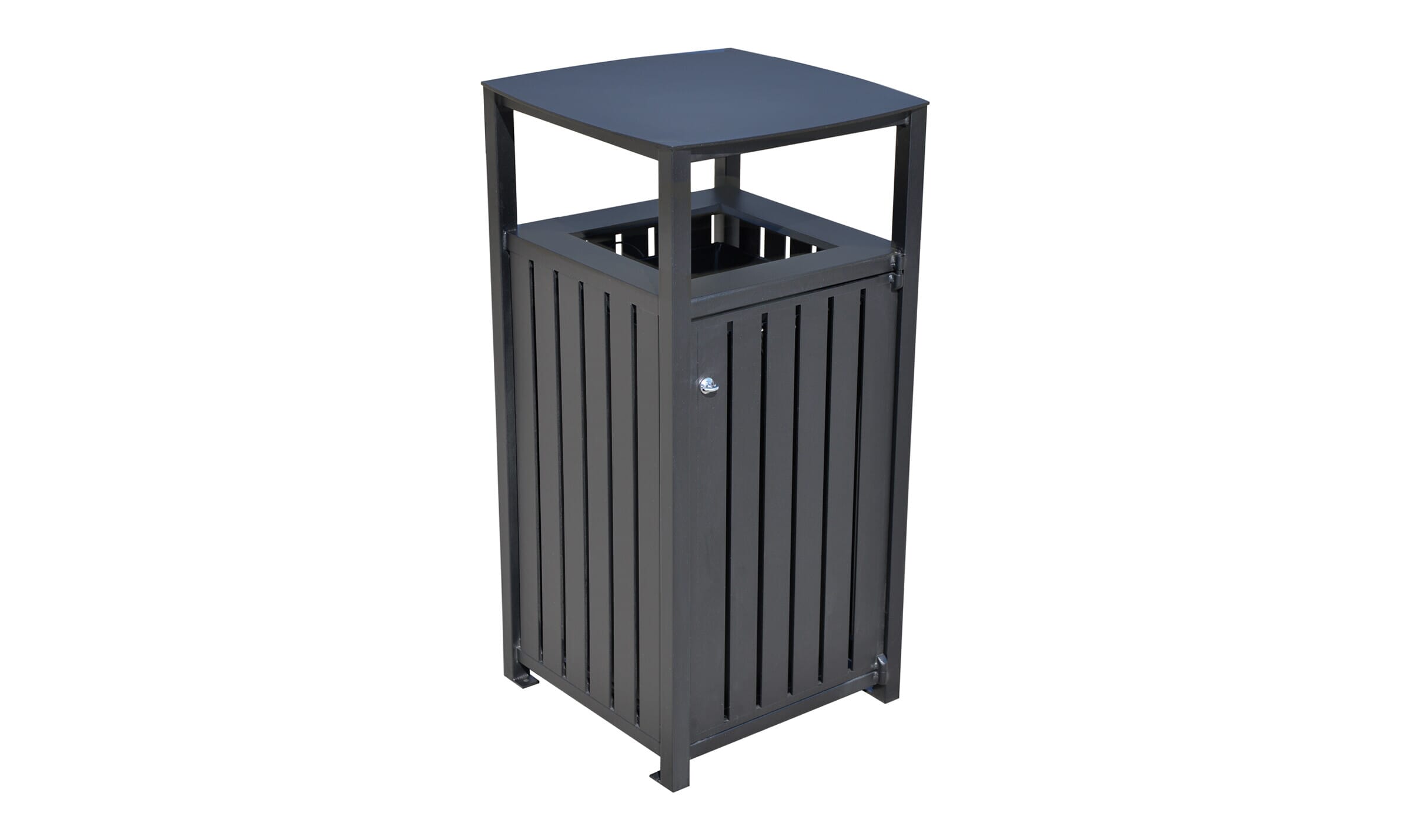 Signature Aluminum Receptacle with Side Door 08EJ2960 - Aluminum Signature Aluminum Receptacle with Side Door 08EJ2960 - Aluminum