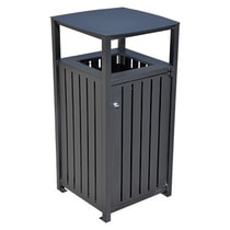 Signature Aluminum Receptacle with Side Door