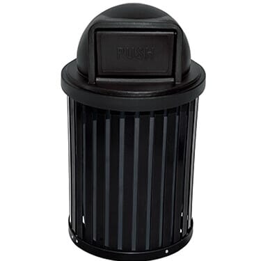 Plastic-Coated Steel Slatted Receptacles