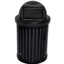 Plastic-Coated Steel Slatted Receptacles
