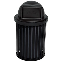Plastic-Coated Steel Slatted Receptacles