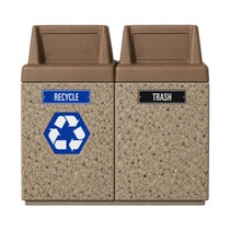 Double Concrete Receptacle