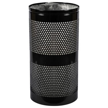 Sierra Perforated 34 Gallon Trash Receptacle