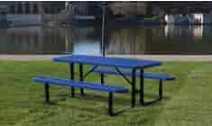 SuperSaver™ Commercial Rectangular Picnic Tables