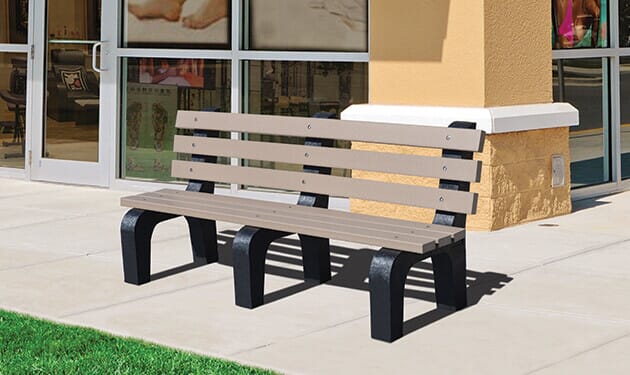 Composite outdoor online bench