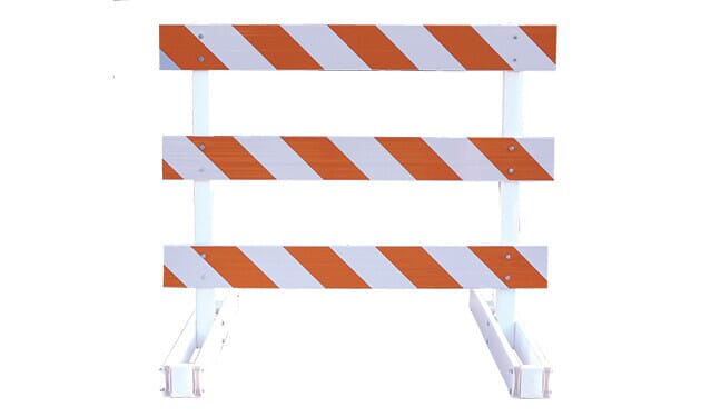 Type III Plastic Barricade