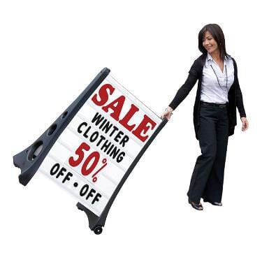 No-Tip Sidewalk Signs