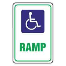 ADA Symbol, Ramp Sign