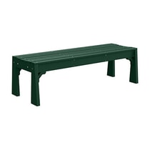 Sunburst Backless Bench