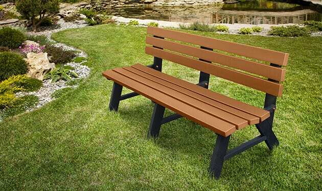 Recycled plastic best sale garden seats