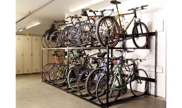 Bike gear storage hot sale