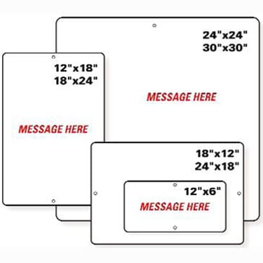 Custom Aluminum Signs