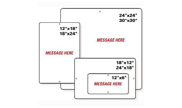 Custom Aluminum Signs - - TreeTop Products