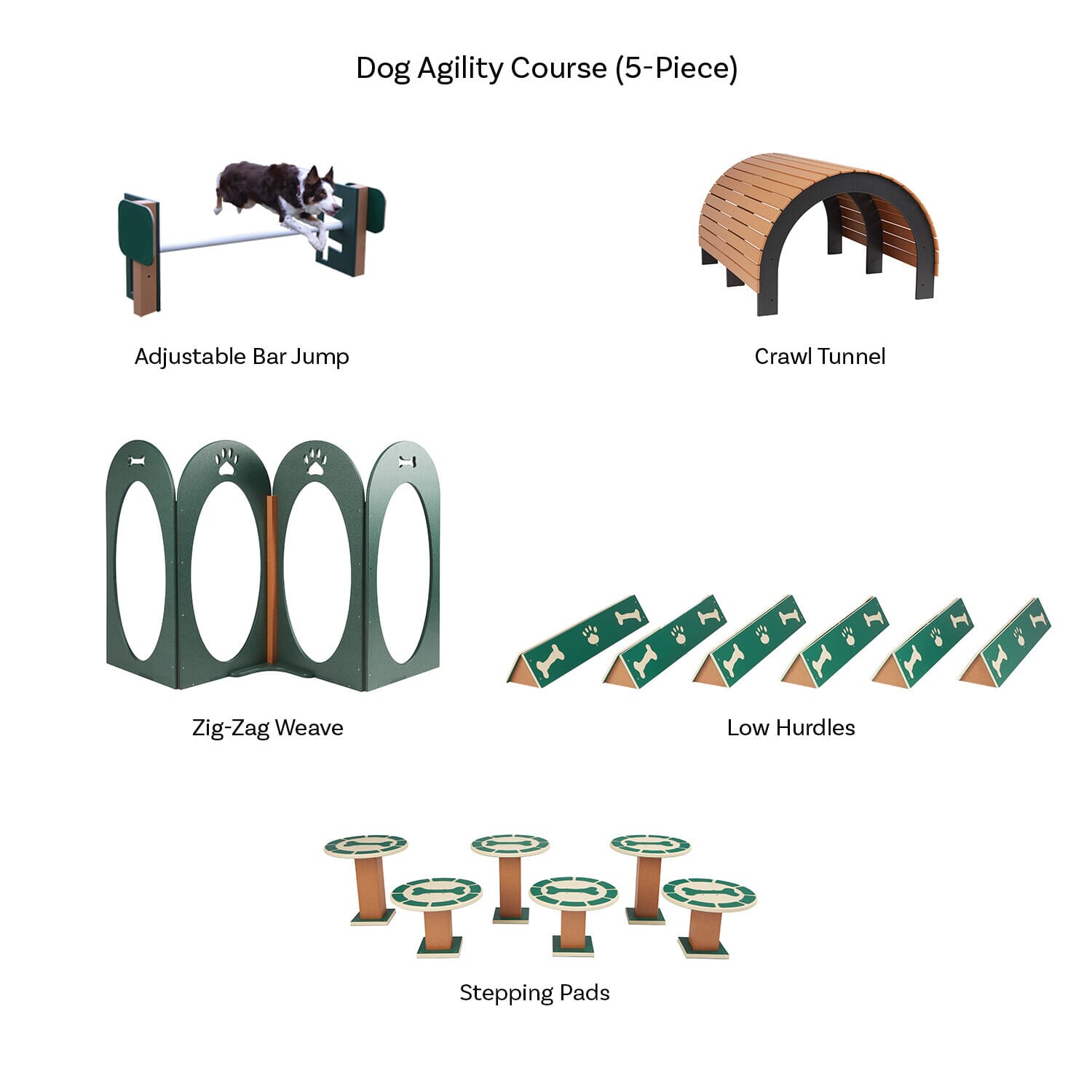 Dog Agility 5-Piece Course