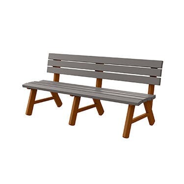 A-Frame Recycled Plastic Benches