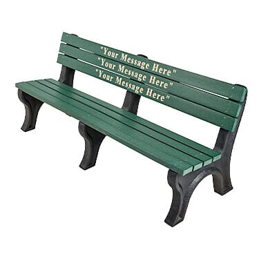Deluxe Inlay Memorial Benches