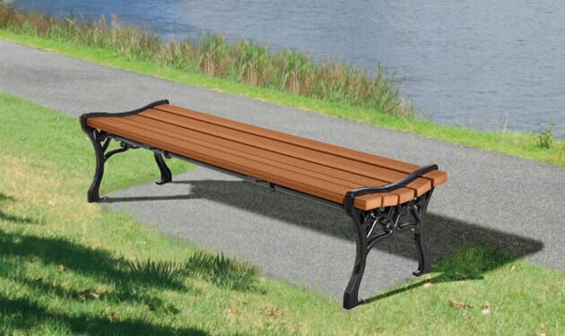 Wooden backless online bench